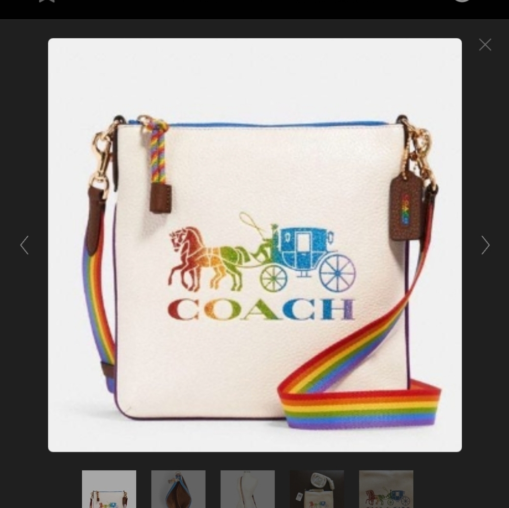 Coach pride crossbody
